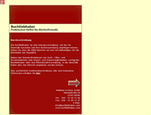 Tablet Screenshot of buchliebhaber.com